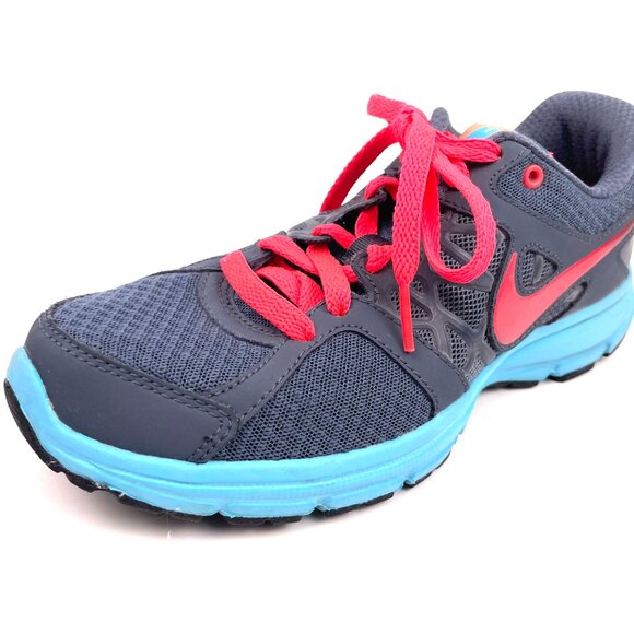 Nike Relentless 2 Women Running Sneakers Grey/Blue /Pink 512083-402 Size 7.5 - Picture 6 of 11